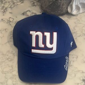 NWT New York Giants Fanatics Branded Trucker Adjustable Hat - Royal Blue